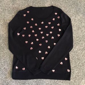 Talbots Heart Sweater